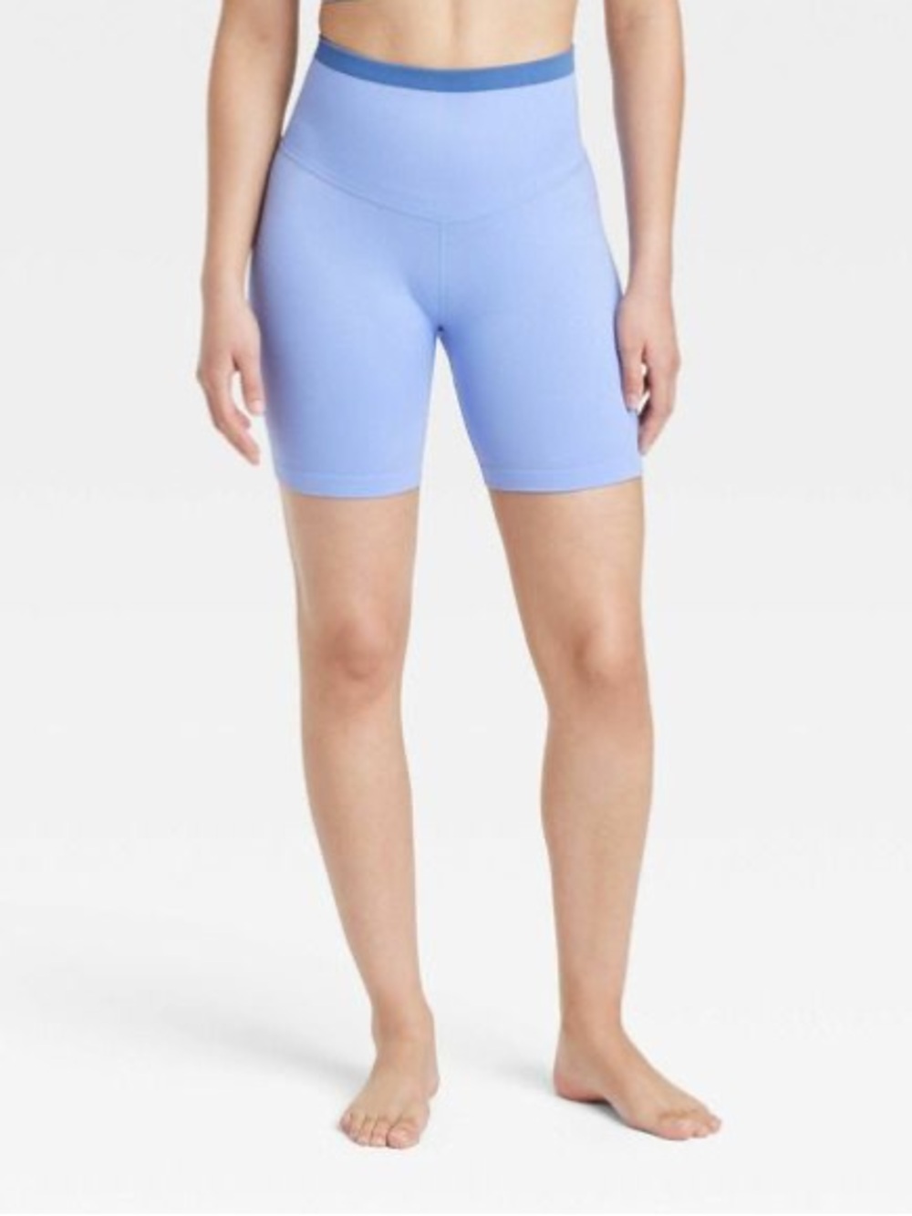JoyLab Light Blue Bike Shorts. High waisted